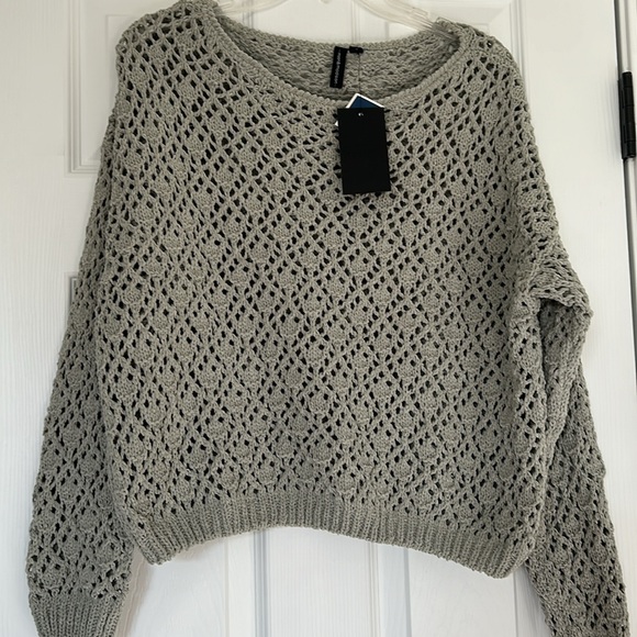 🌙Moon&Madison NWT Crochet Open Stitch Sweater🌙 - Picture 2 of 10